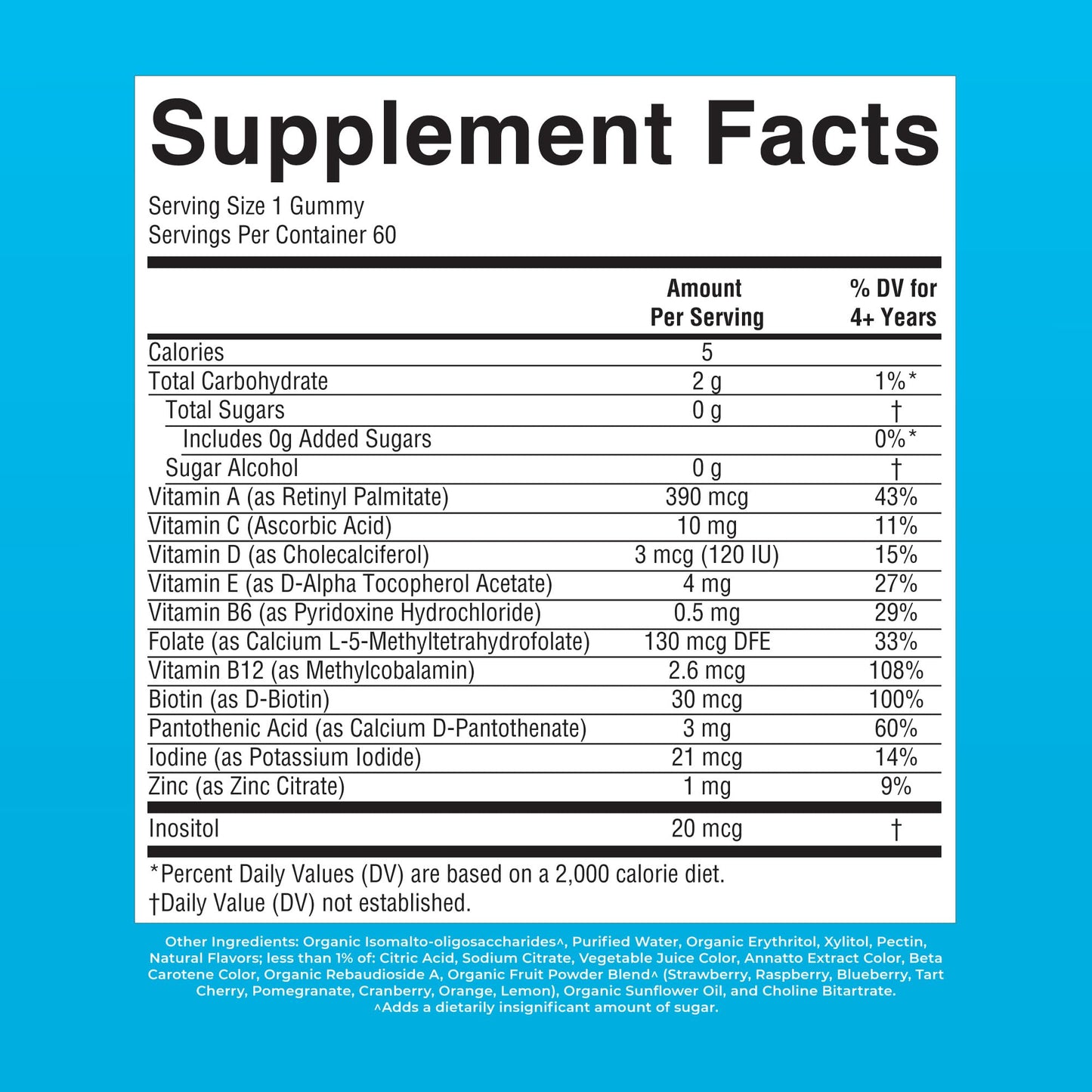 MARYRUTH'S Kids Vitamins | Multi | Sugar Free | 2 Month Supply | Kids Multivitamin Gummies for Ages 2+ | Vegan | Only 1 Gummy a Day | 60 Count MARYRUTH'S canada supplements