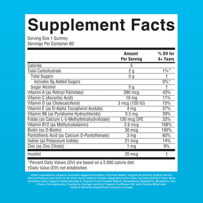 MARYRUTH'S Kids Vitamins | Multi | Sugar Free | 2 Month Supply | Kids Multivitamin Gummies for Ages 2+ | Vegan | Only 1 Gummy a Day | 60 Count MARYRUTH'S canada supplements