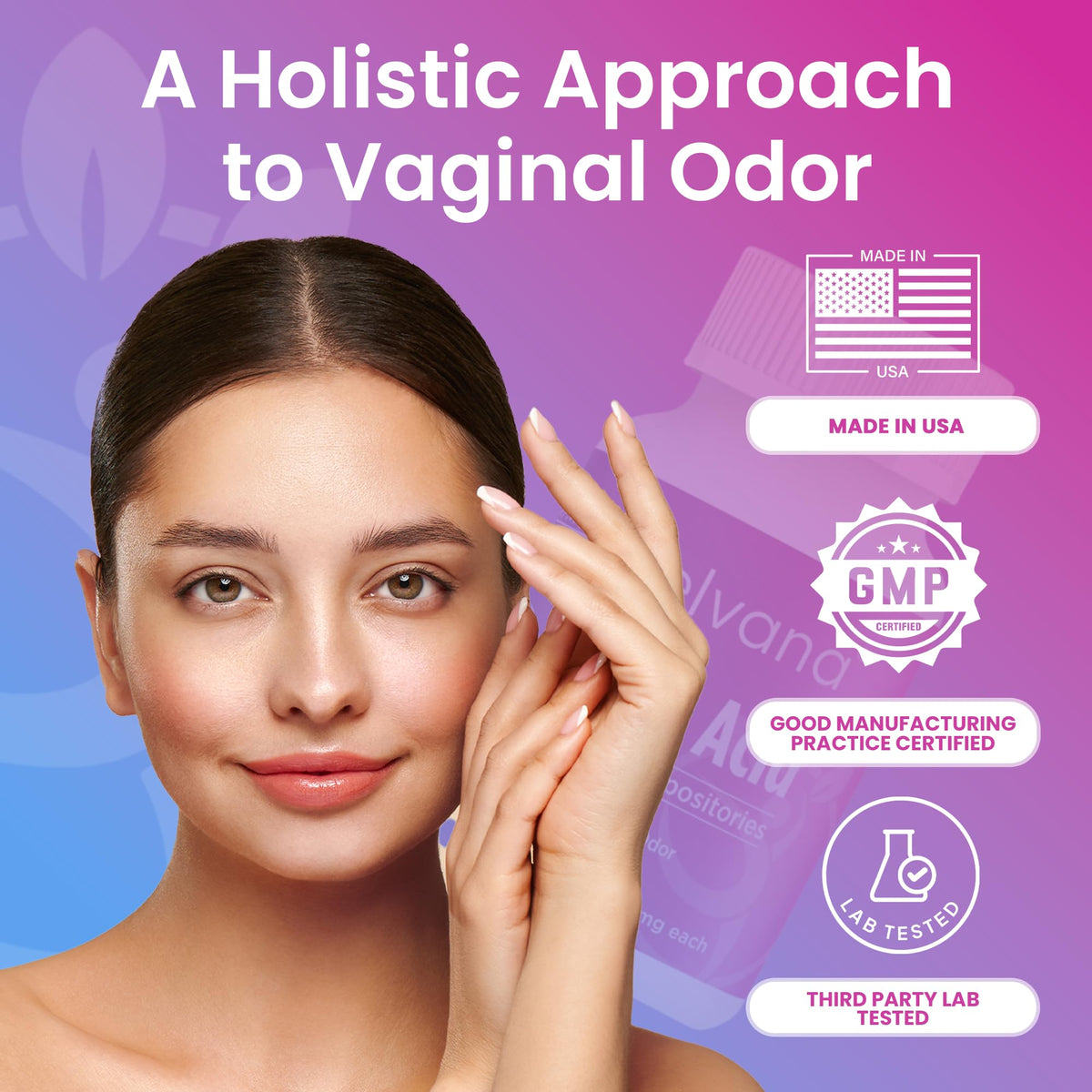 Pelvana Boric Acid Suppositories for Women - 30 Count + 7 Applicators - 600mg Boric Acid Capsules for Vaginal Odor Use PelvanaBuy Supplements Australia