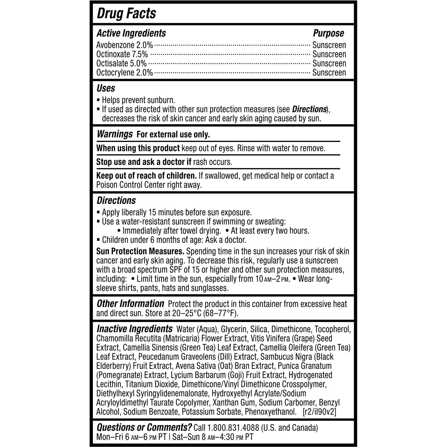 Paula's Choice RESIST Daily Hydrating Fluid Face Moisturizer with SPF 50 Sunscreen, Face Sunscreen for Oily Skin, Chamomile & Vitamin E