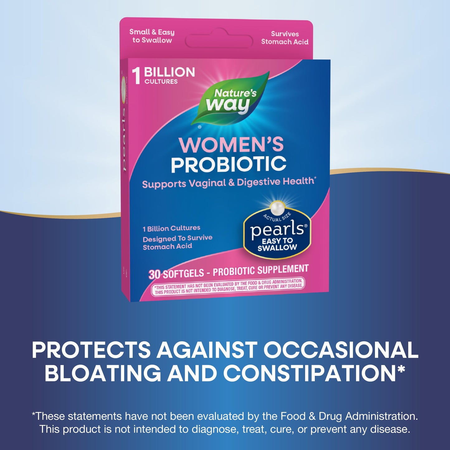 Nature's Way Women's Probiotic Pearls, Supports Vaginal and Digestive Health*, 1 Billion Live Cultures Nature's WayBuy Supplements Australia