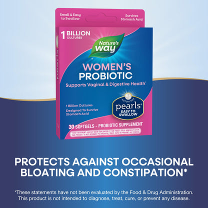 Nature's Way Women's Probiotic Pearls, Supports Vaginal and Digestive Health*, 1 Billion Live Cultures Nature's WayBuy Supplements Australia