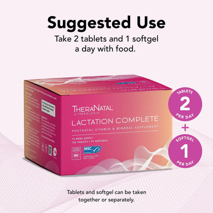 Theralogix TheraNatal Lactation Complete Postnatal Vitamin Supplement - 13-Week TheralogixBuy Supplements Australia