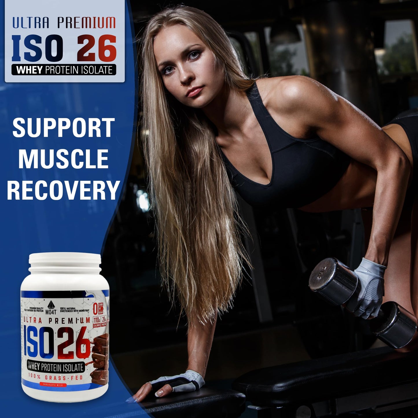 MOMOF4TRANSFORM MO4T Grass Fed Whey Protein Isolate Powder, Naturally Sweetened MOMOF4TRANSFORMBuy Supplements Australia