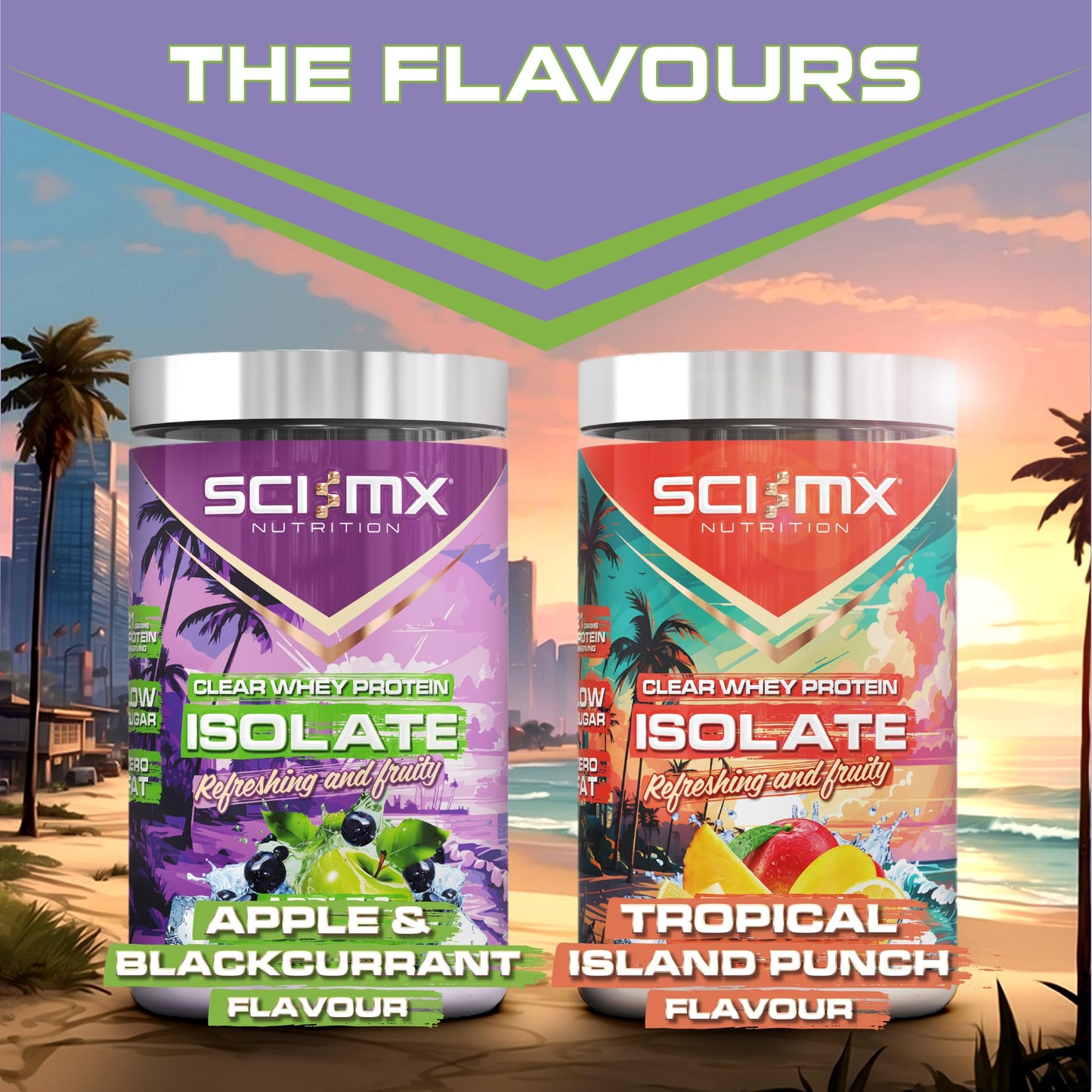 SCI-MX Clear Whey Isolate Protein - Apple and Blackcurrant Flavour - Lean Potein Formula for Muscle Growth SCI-MXBuy Supplements Australia