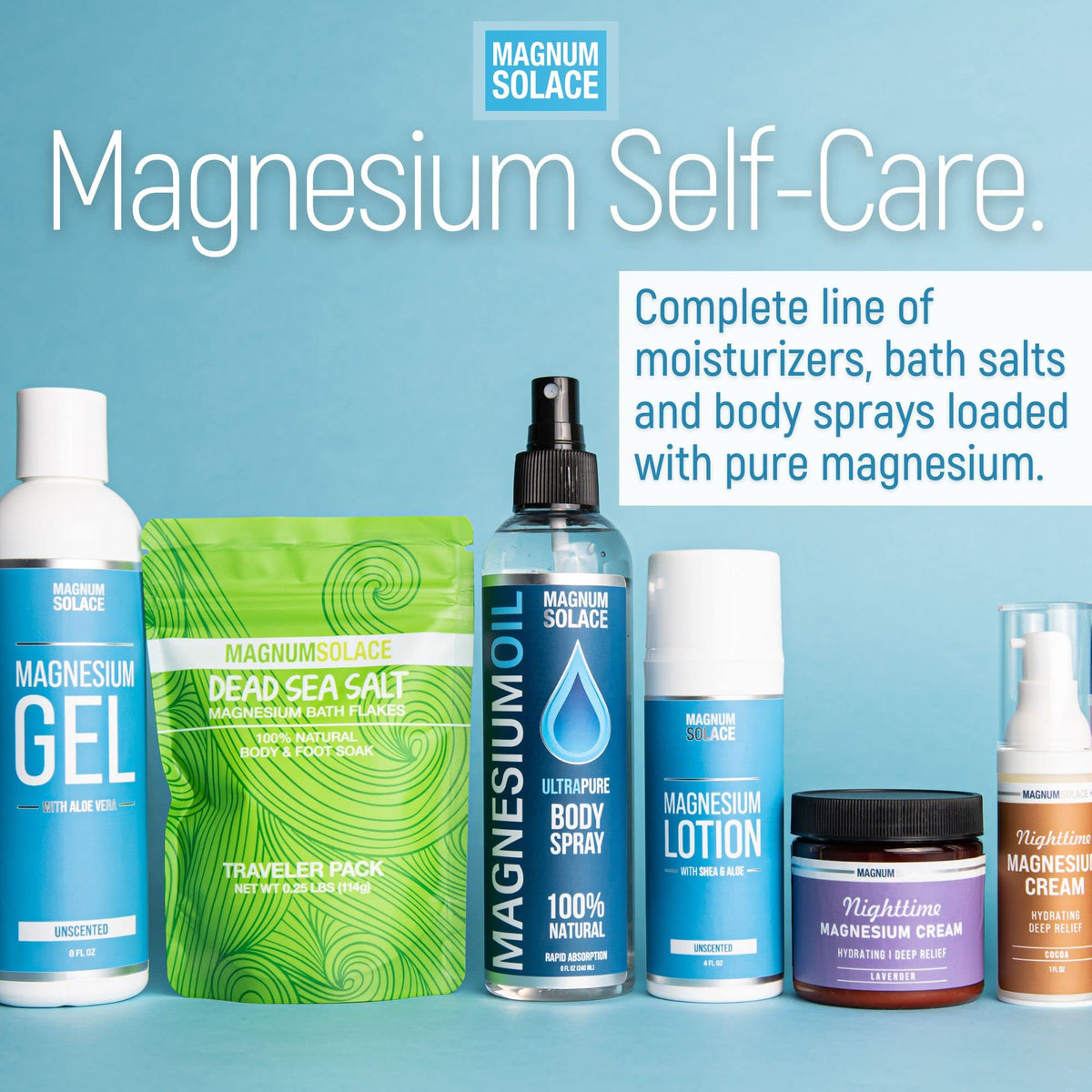 Magnesium Lotion with Shea Butter – Apply to Legs – Alternative to Topical Magnesium Cream Magnum SolaceBuy Supplements Australia