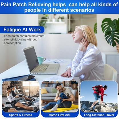 AROSLU 4% Lidocaine Maximum Strength Pain Relief Patches | Muscle & Joint Relief for Neck, Back, Knee, Shoulders | 12 Hour Long Lasting | 20 Count AROSLUBuy Supplements Australia
