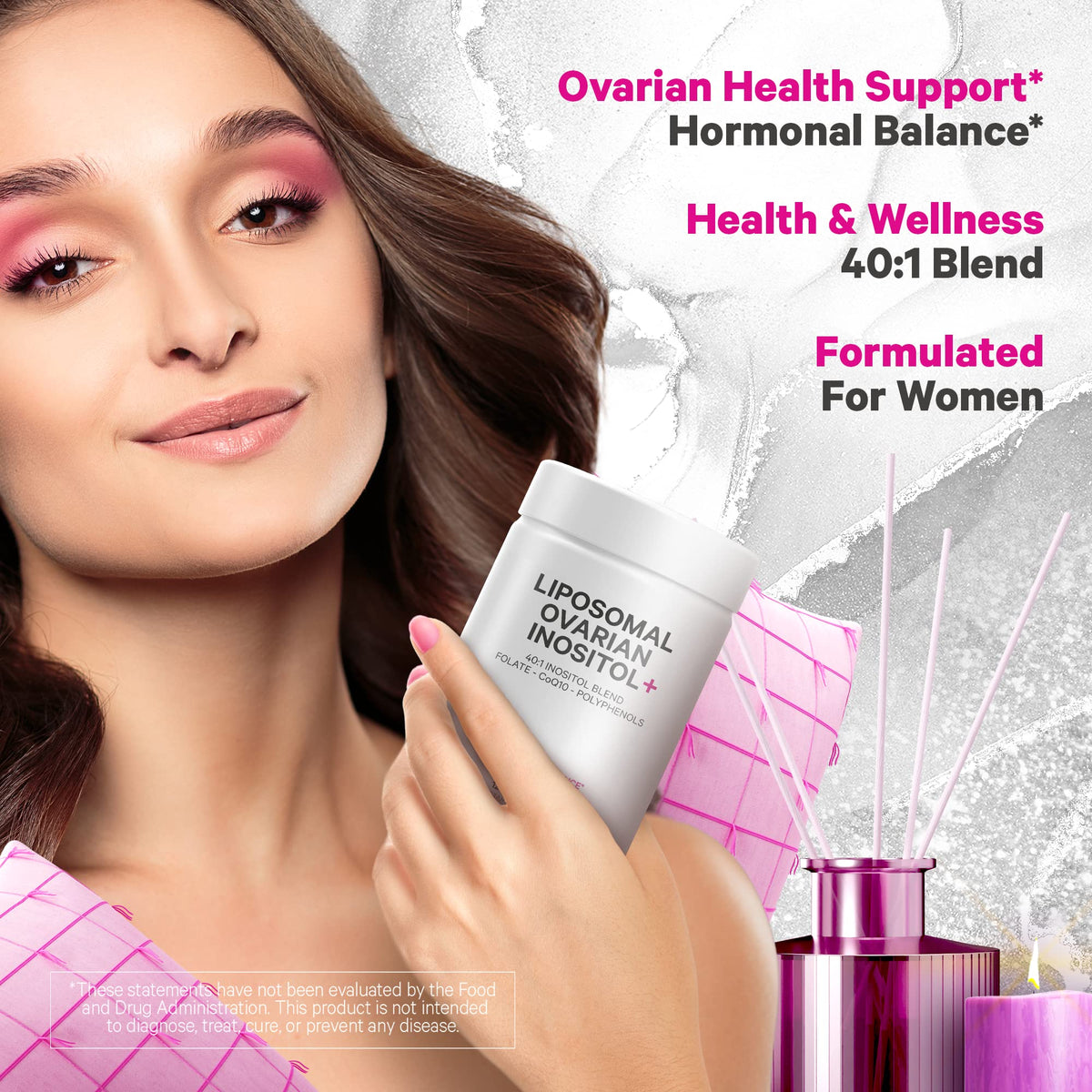 Codeage Liposomal Ovarian Inositol + Supplement - Myo-Inositol, D-Chiro-Inositol CodeageBuy Supplements Australia