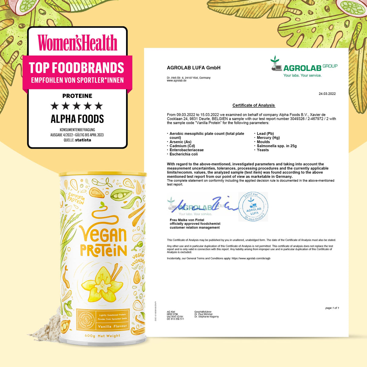 Vegan Protein Powder - Muscle Building Powder with Amino Acids - Plant Based Protein Shake Alpha FoodsBuy Supplements Australia