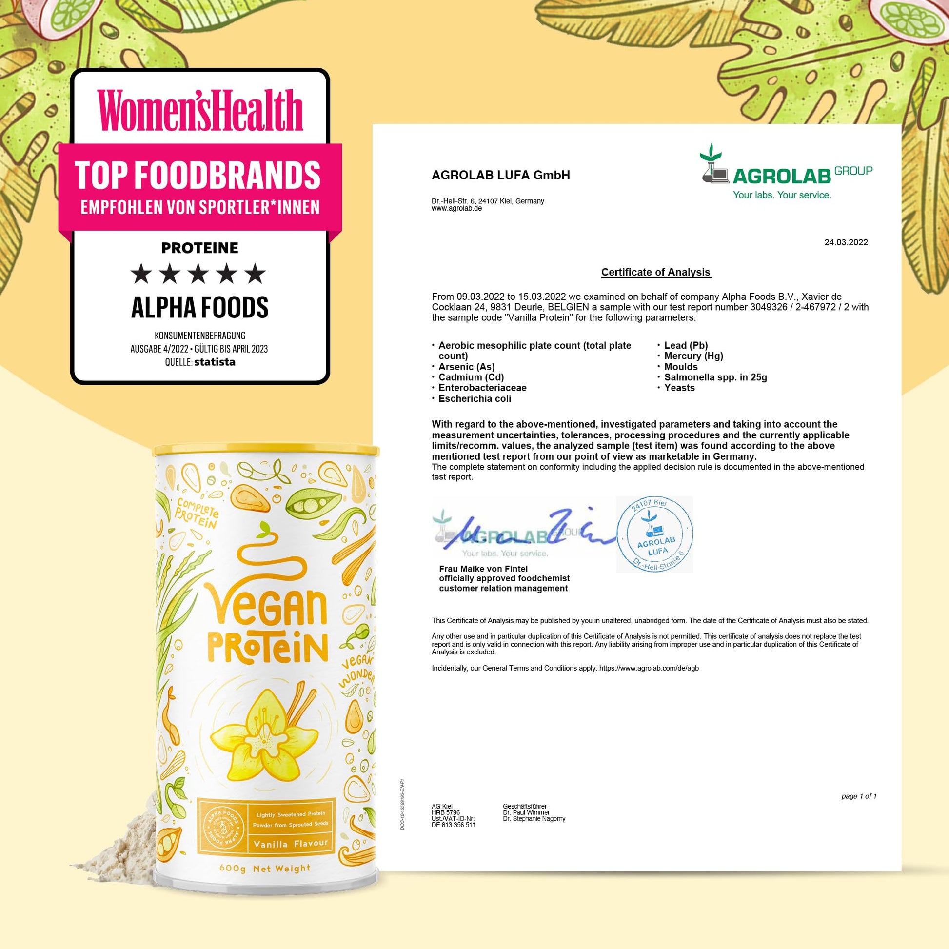 Vegan Protein Powder - Muscle Building Powder with Amino Acids - Plant Based Protein Shake Alpha FoodsBuy Supplements Australia