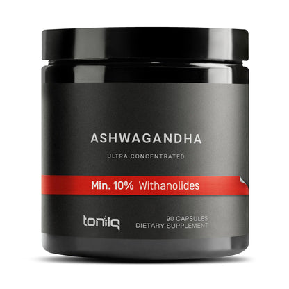 Toniiq Ashwagandha - Ultra High Potency 20:1 Extract with 10% Withanolides - Wild Harvested in India - Highly Concentrated - Third-Party Lab Tested - 90 Capsules Toniiq buy supplements Au
