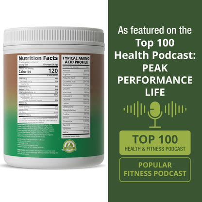 Peak Performance Organic Paleo Grain Free Plant Based Raw Vegan Protein Powder. Amazing Amino Acid Profile and Less Than 1g of Sugar. with Hemp and Pea Protein Chocolate Flavored Peak PerformanceBuy Supplements Australia