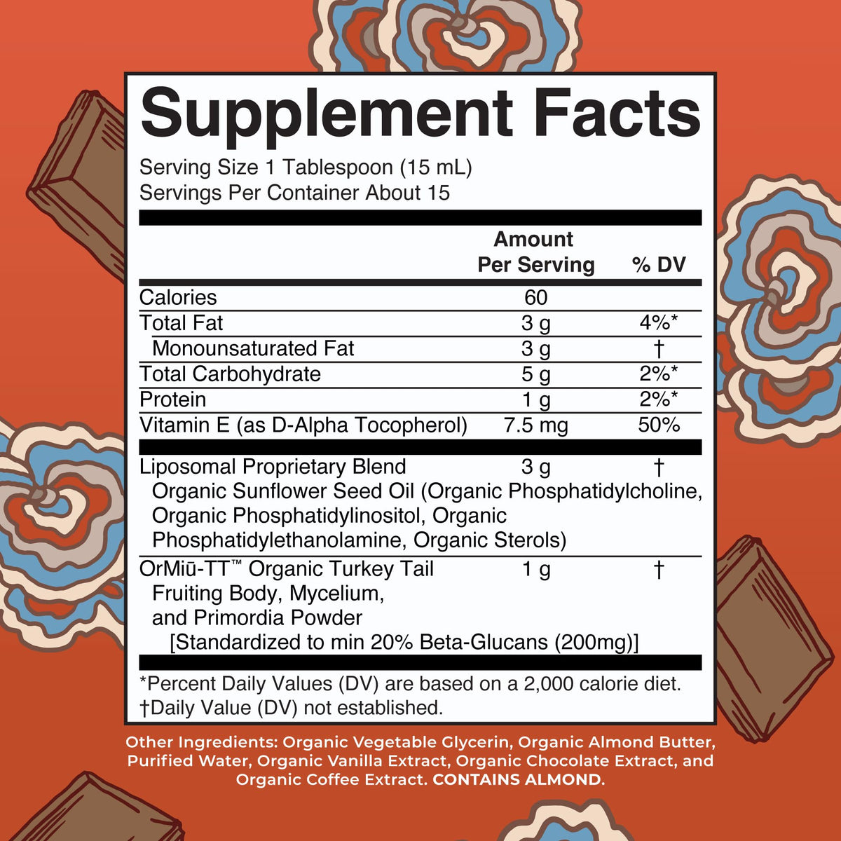 MaryRuth Organics Turkey Tail Mushroom Supplement | Ultra Absorption Liposomal | Full Spectrum | 200mg Beta-Glucans Per Serving | Vegan | 7.6 oz | 15 Servings MARYRUTH'SBuy Supplements Australia