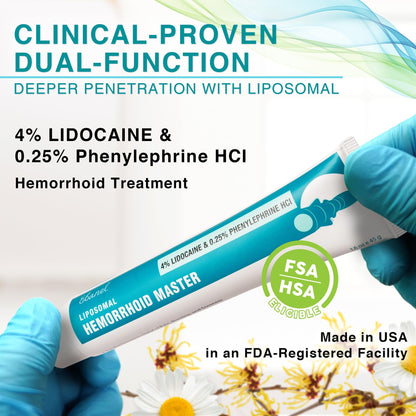 Ebanel 4% Lidocaine Hemorrhoid Treatment Ointment with Phenylephrine, Witch Hazel, Vitamin B6, Zinc Oxide, Frankincense, External and Internal Hemorrhoids Treatment Burn Itch Pain Relief Anal Cream Ebanel buy supplements Au