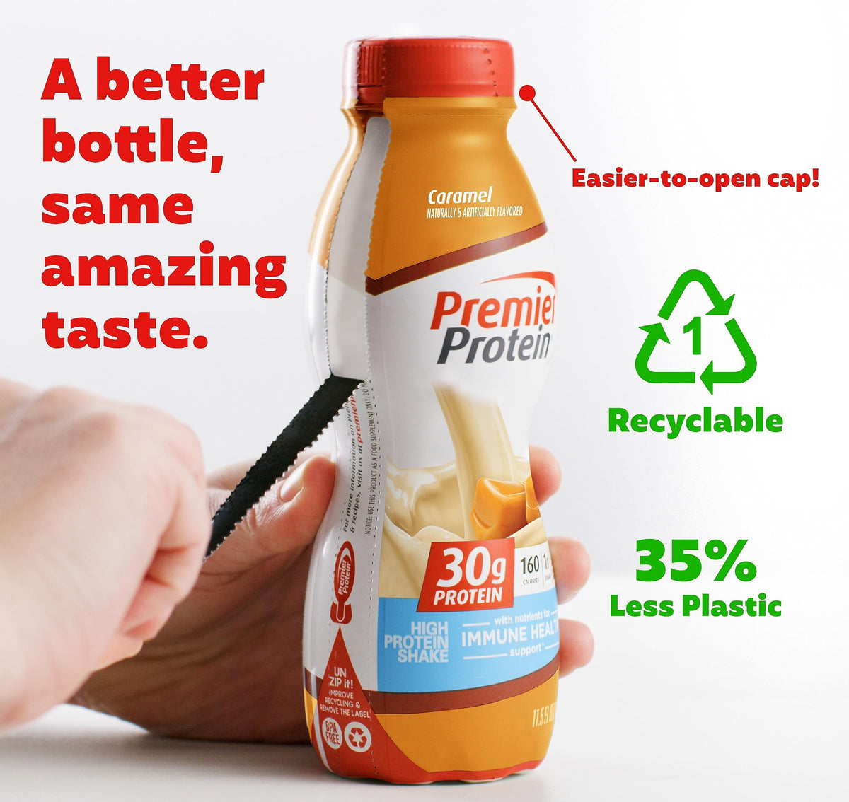 Premier Protein Powder & Premier Liquid Protein Shake, Caramel, 30g Protein, 1g Sugar Premier ProteinBuy Supplements Australia