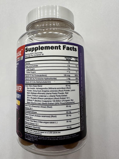 Menopause Supplement for Women Gummies with Black Cohosh, Wild Yam, DIM, Magnesium, Red Clover Chasteberry for Hormone Balance Relief Night Sweats Mood Plus Bergamot, Vitamin D3, Vitamin B6 B12 Clean NutraceuticalsBuy Supplements Australia