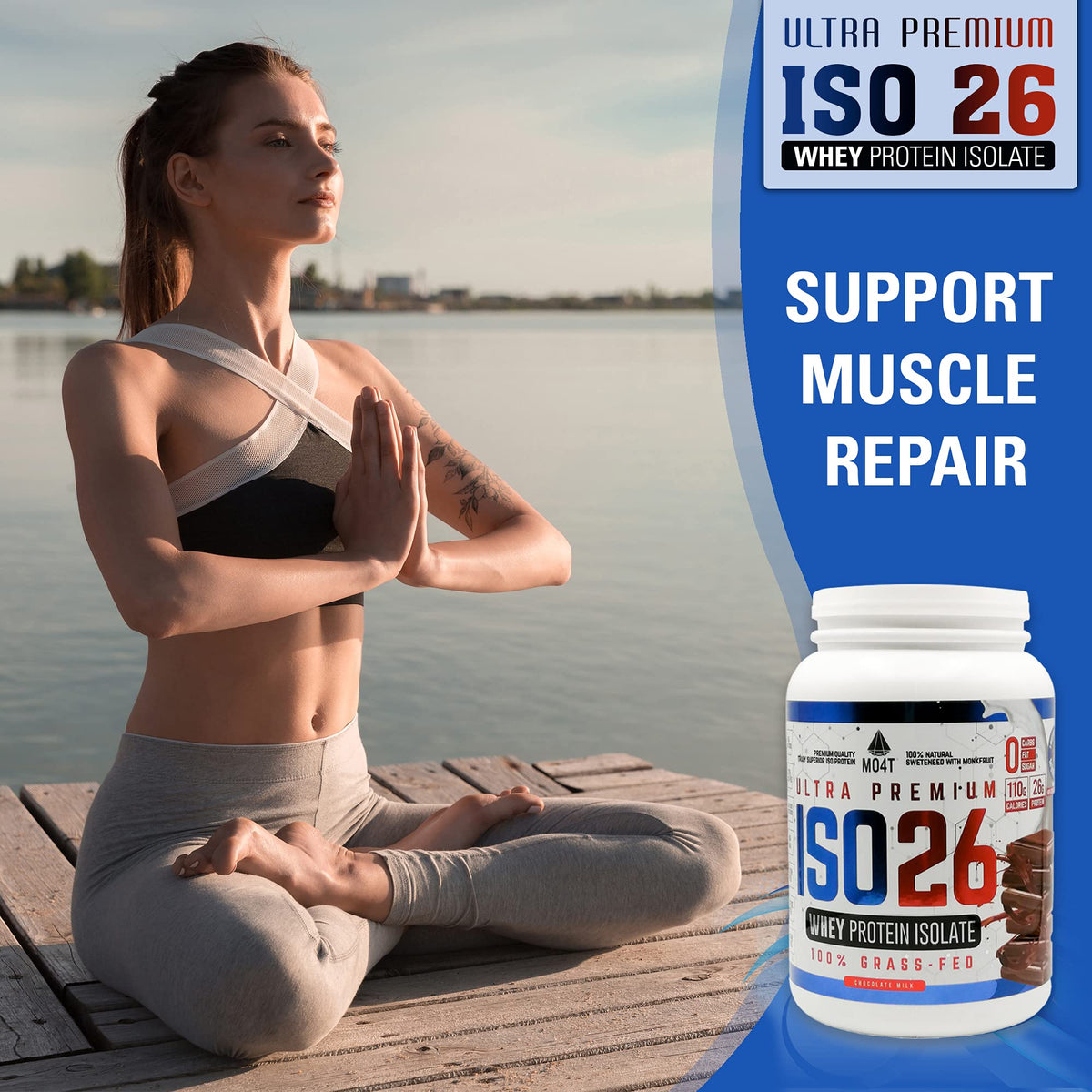 MOMOF4TRANSFORM MO4T Grass Fed Whey Protein Isolate Powder, Naturally Sweetened MOMOF4TRANSFORMBuy Supplements Australia