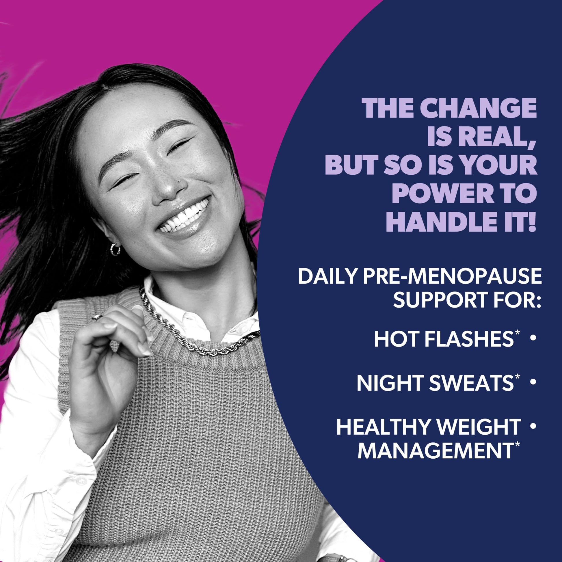 AZO® Daily Pre-Menopause Relief Perimenopause Supplements for Women, Hot Flash, Night Sweat and Healthy Weight Management Support* - 30 Count AZOBuy Supplements Australia