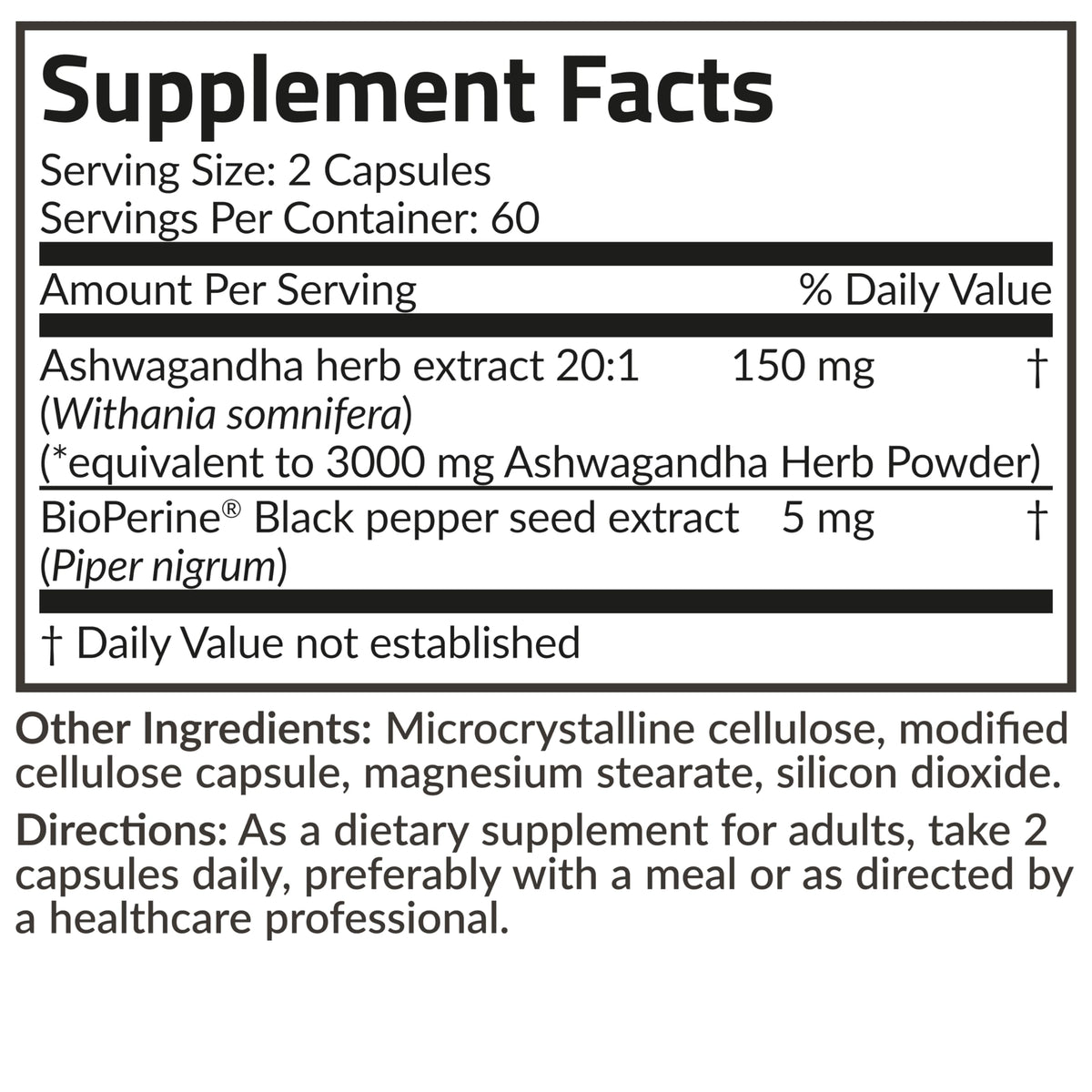 Futurebiotics Ashwagandha Extra Strength Stress & Mood Support with BioPerine FuturebioticsBuy Supplements Australia