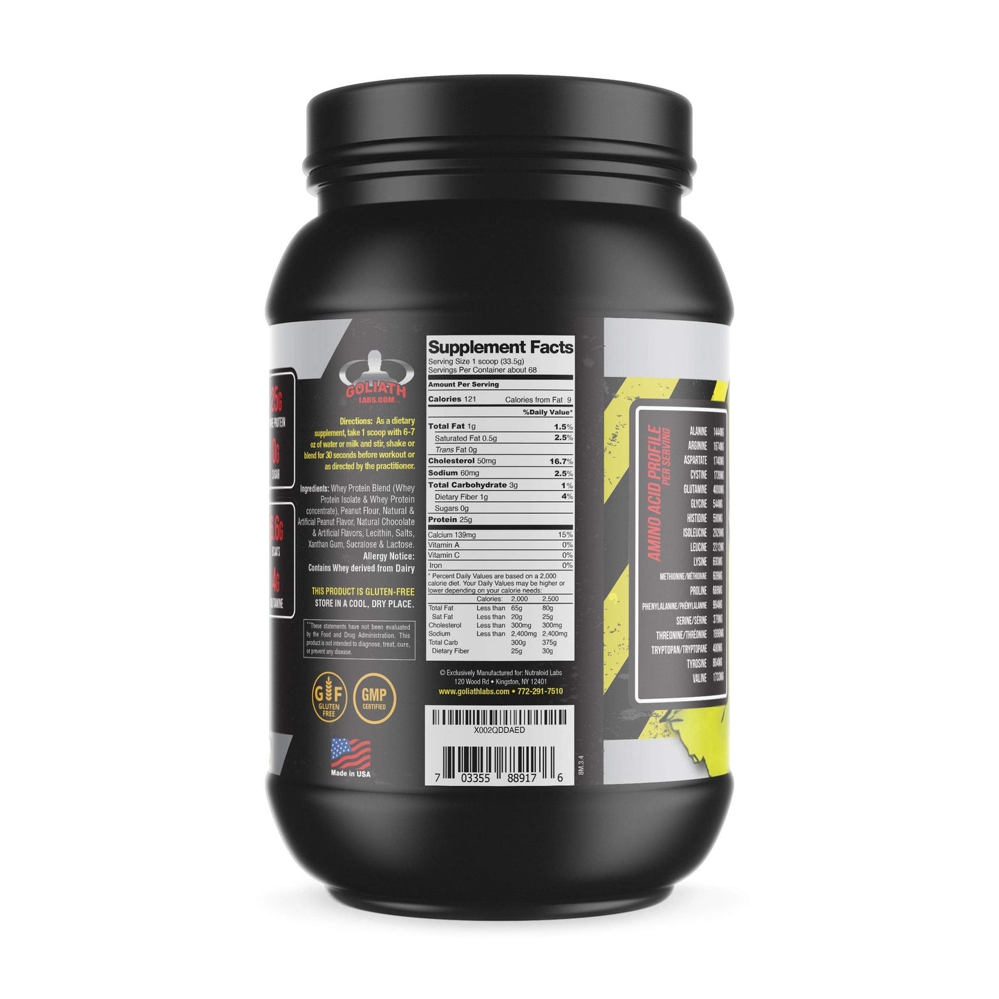 COLOSSAL LABS Whey Protein Powder [15 lbs/Pack of 1]– Peanut Butter-Chocolate Protein COLOSSAL LABSBuy Supplements Australia