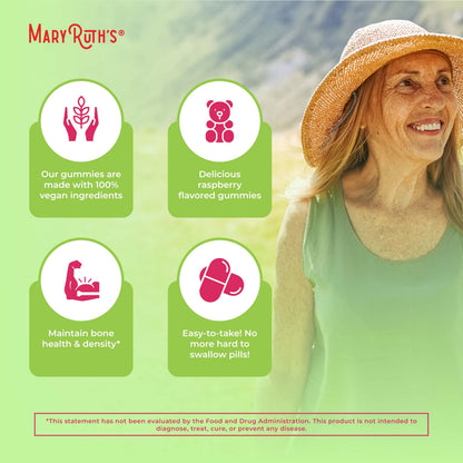 MaryRuth Organics Sugar Free | 2 Month Supply | Vitamin D & B12 Vitamin Supplements for Adults & Kids | Bone Health | Immune Support | Vegan | Non-GMO | 60 Servings MARYRUTH'SBuy Supplements Australia