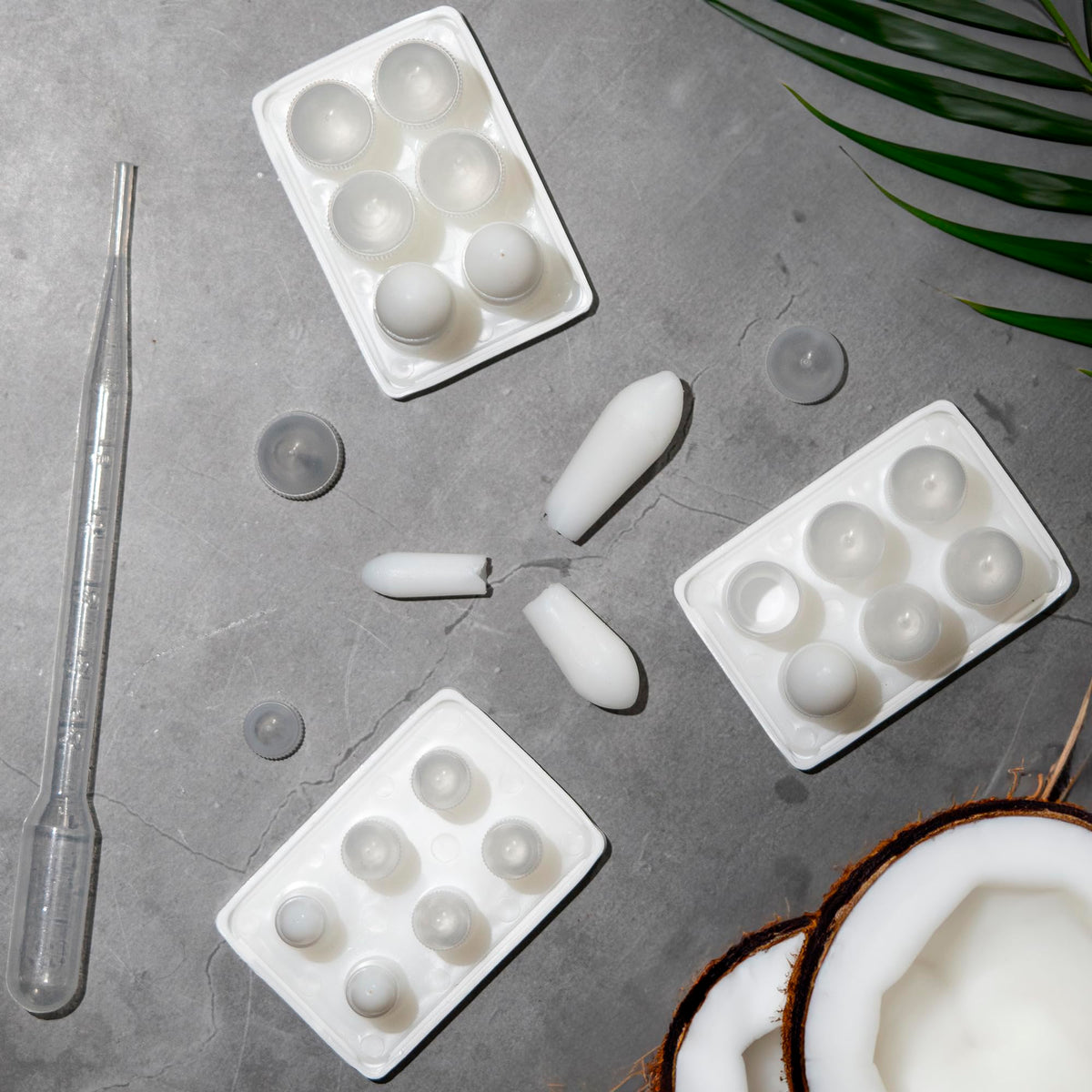 Suppository Molds Kit - Made in France, 3 Sizes (1ml, 2ml, 3ml), Reusable Suppositories Mold - 4 Trays HoxycomBuy Supplements Australia