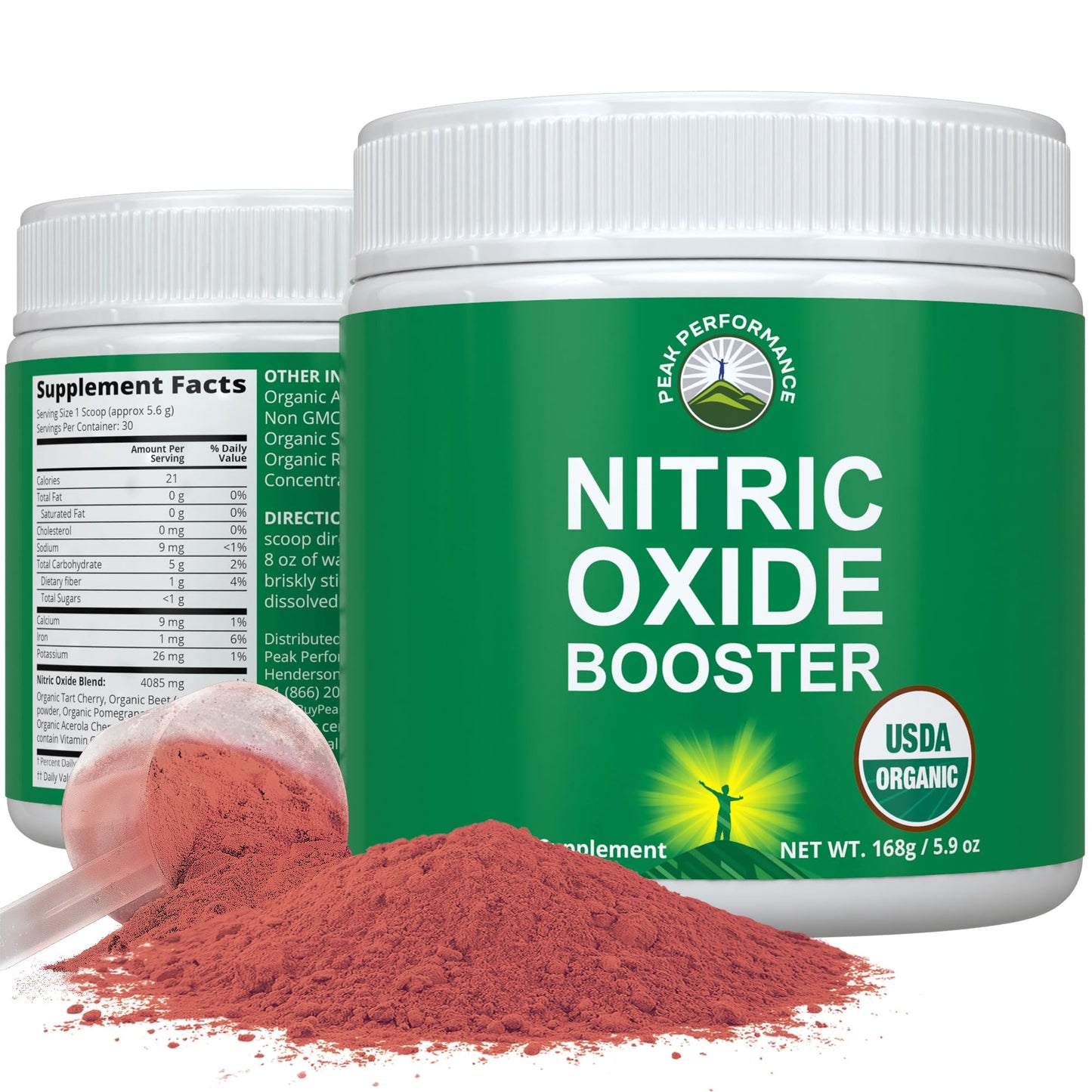 USDA Organic Plant Based Nitric Oxide Booster Powder Supplement for Men & Women. Caffeine Free Supplements 5 Top Organic Ingredients. Beet Root, Tart Cherry, Acerola Cherry, Pomegranate, Red Ginseng Peak PerformanceBuy Supplements Australia