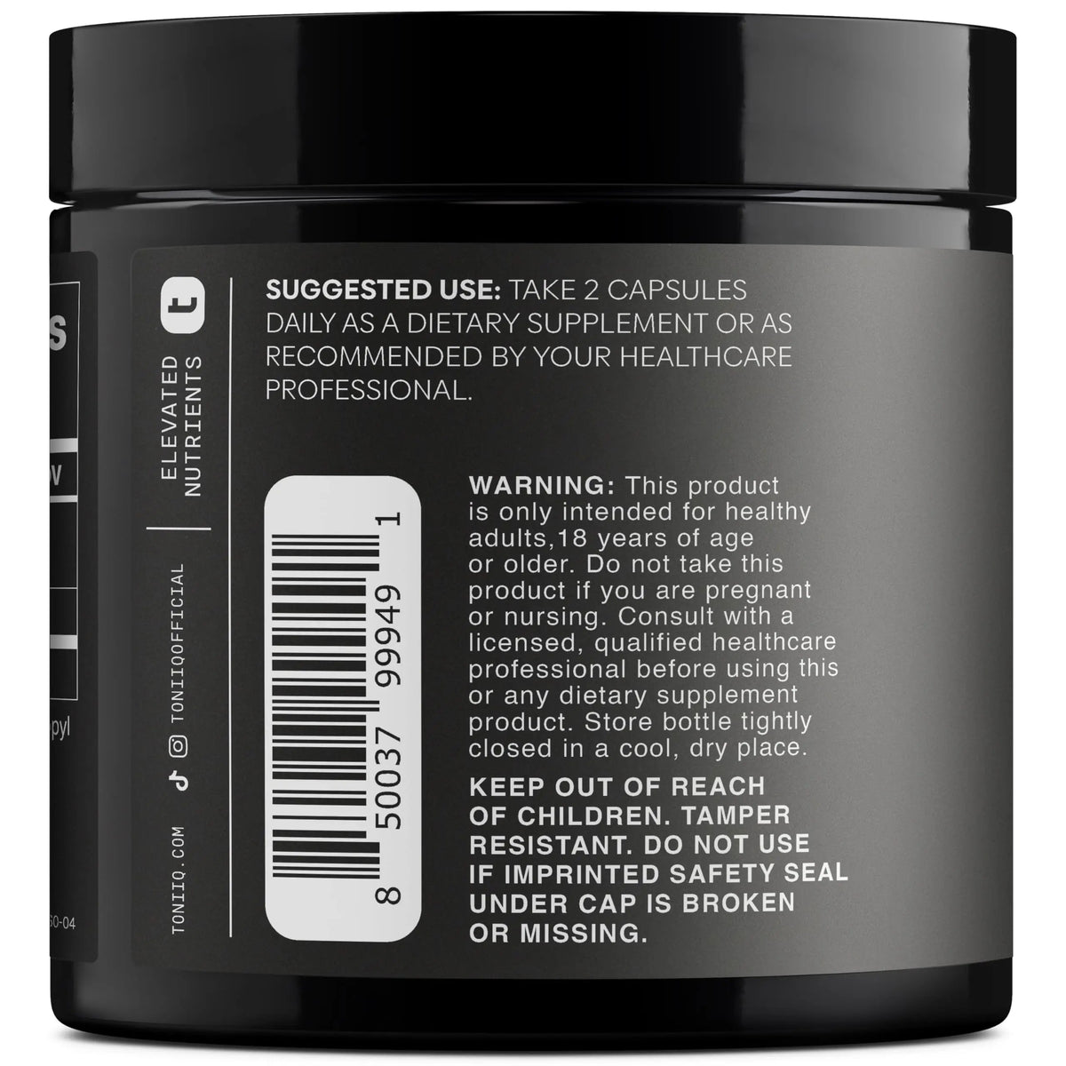 Toniiq Ultra High Purity Fisetin 500mg - 98%+ Higly Purified & Bioavailable Fisetin Supplement with MCT Oil for Absorption - Third-Party Tested Senolytic Supplements for Aging Support - 60 Capsules Toniiq buy supplements Au