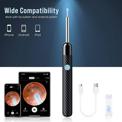 Ear Wax Removal - Earwax Remover Tool with 8 Pcs Ear Set - (Grey) LEIPUTBuy Supplements Australia