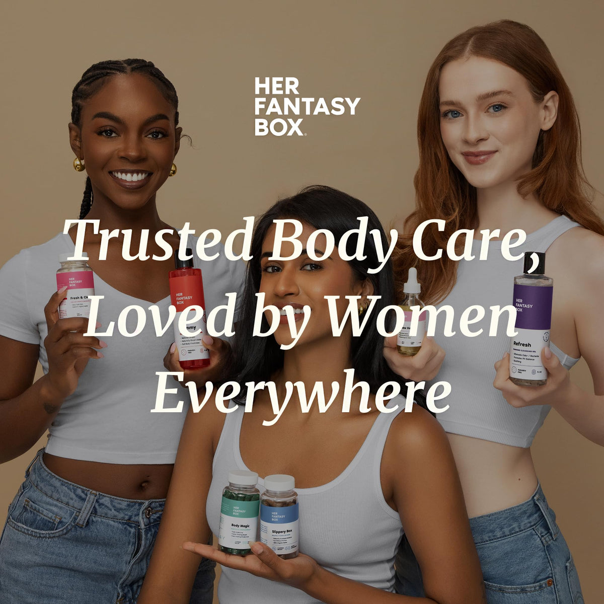 Her Fantasy Box | Healthy Box | Vaginal Probiotics for Women – Prebiotics + Advanced Lactobacillus Blend – Hormonal Balance, PMS Relief – Feminine Health Support with Cranberry & D-Mannose Her Fantasy BoxBuy Supplements Australia