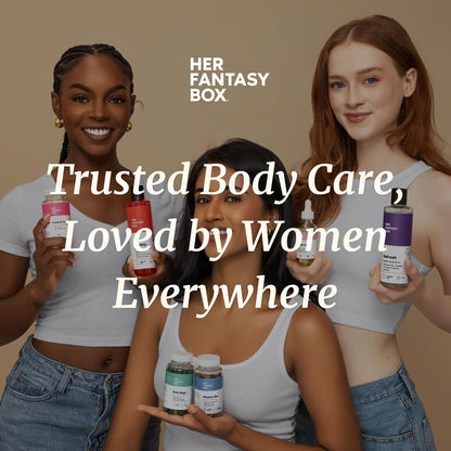 Her Fantasy Box | Healthy Box | Vaginal Probiotics for Women – Prebiotics + Advanced Lactobacillus Blend – Hormonal Balance, PMS Relief – Feminine Health Support with Cranberry & D-Mannose Her Fantasy BoxBuy Supplements Australia