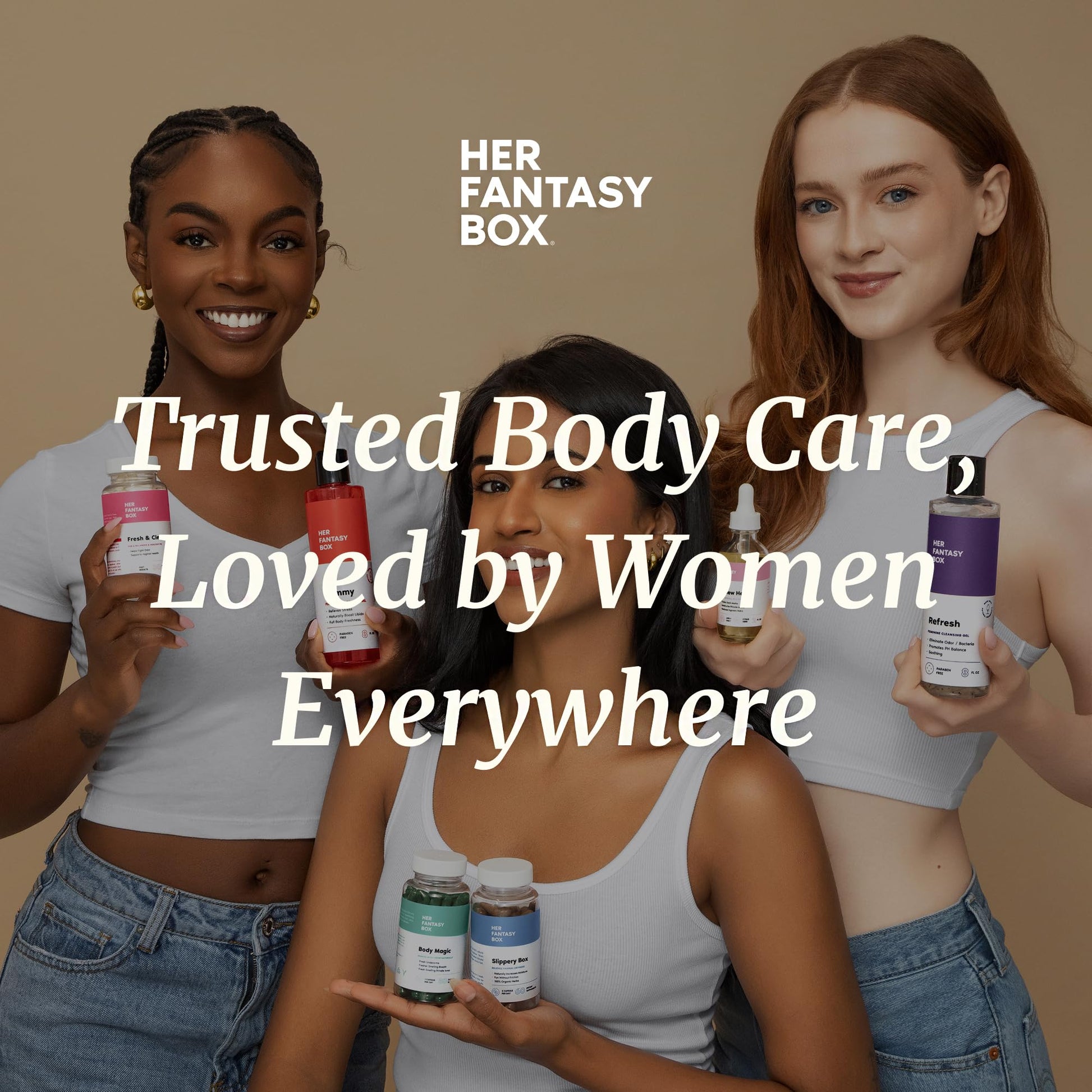 Her Fantasy Box | Healthy Box | Vaginal Probiotics for Women – Prebiotics + Advanced Lactobacillus Blend – Hormonal Balance, PMS Relief – Feminine Health Support with Cranberry & D-Mannose Her Fantasy BoxBuy Supplements Australia