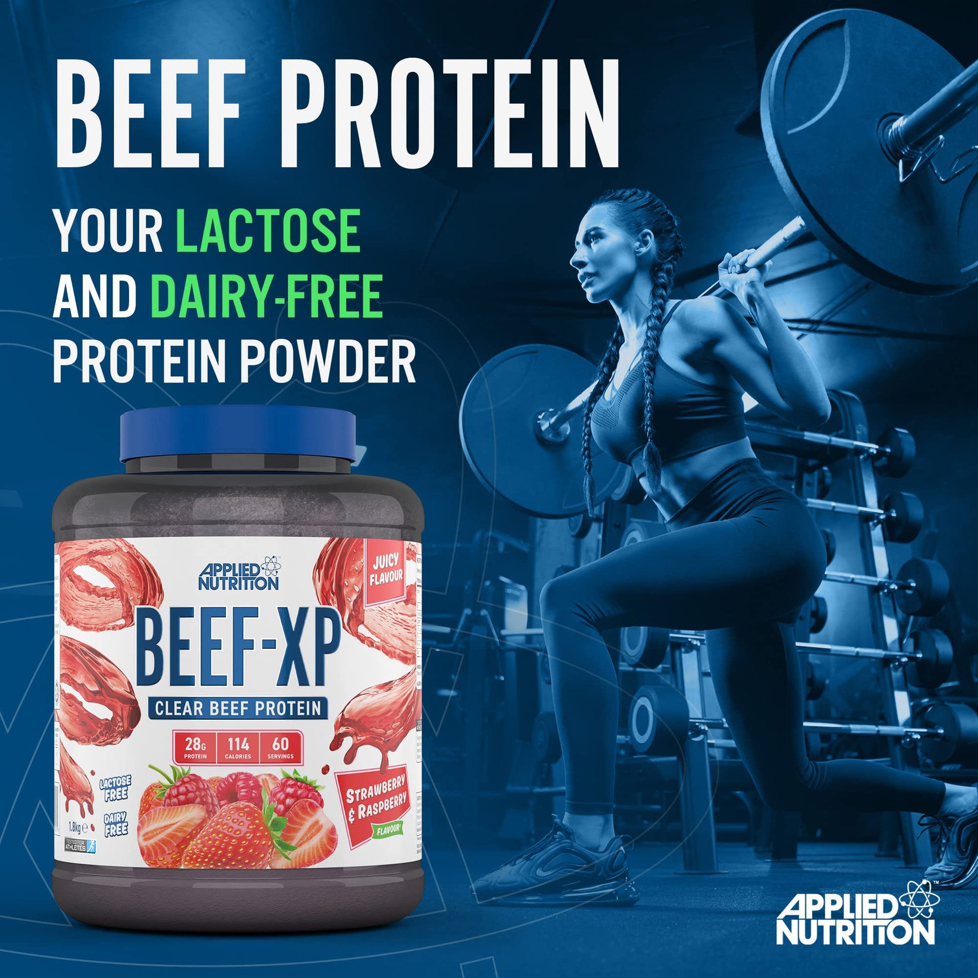 Applied Nutrition Beef XP - Clear Hydrolysed Beef Protein Isolate, Fruit Juice Style, Dairy Free Beef Protein Powder Applied NutritionBuy Supplements Australia