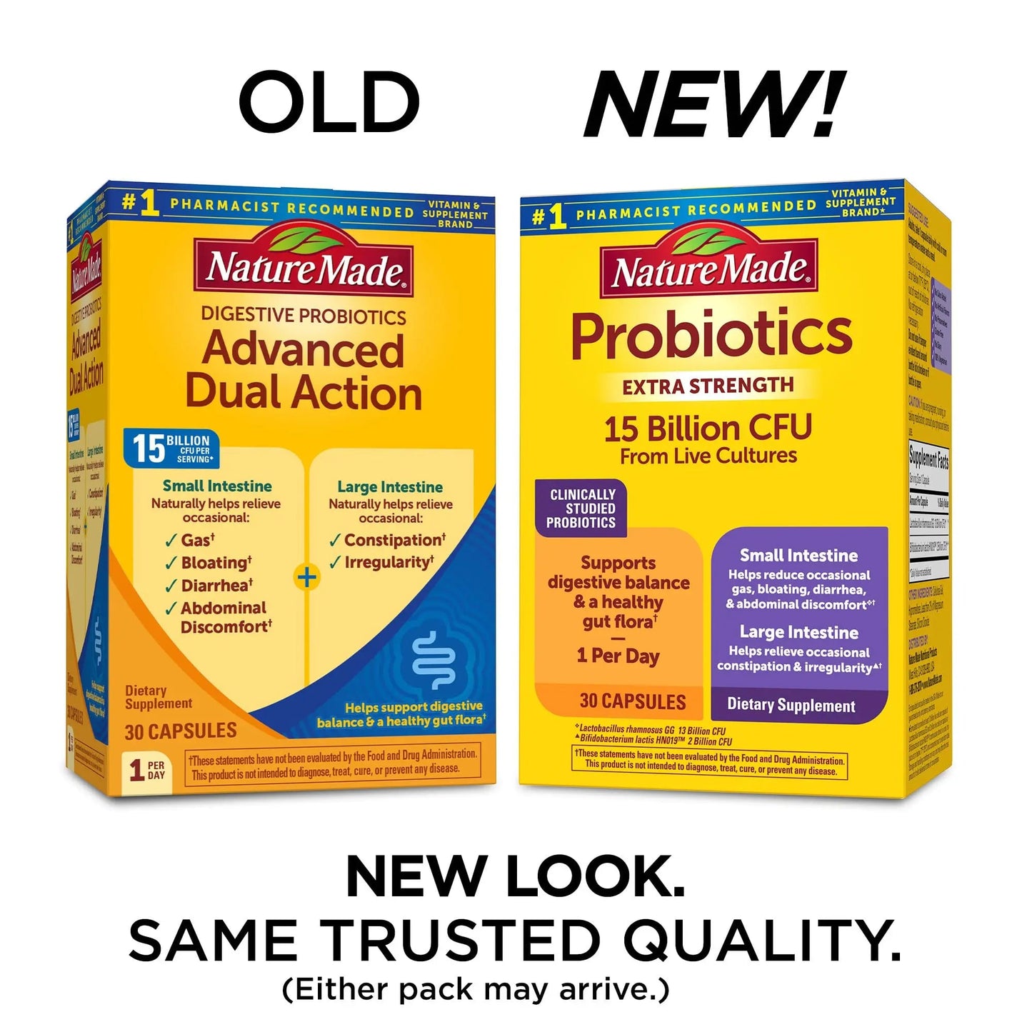 Nature Made Probiotics for Digestive Health Extra Strength 15 Billion CFU from Live Cultures, Probiotics for Women and Men, 30 Probiotic Capsules, 30 Day Supply Nature MadeBuy Supplements Australia