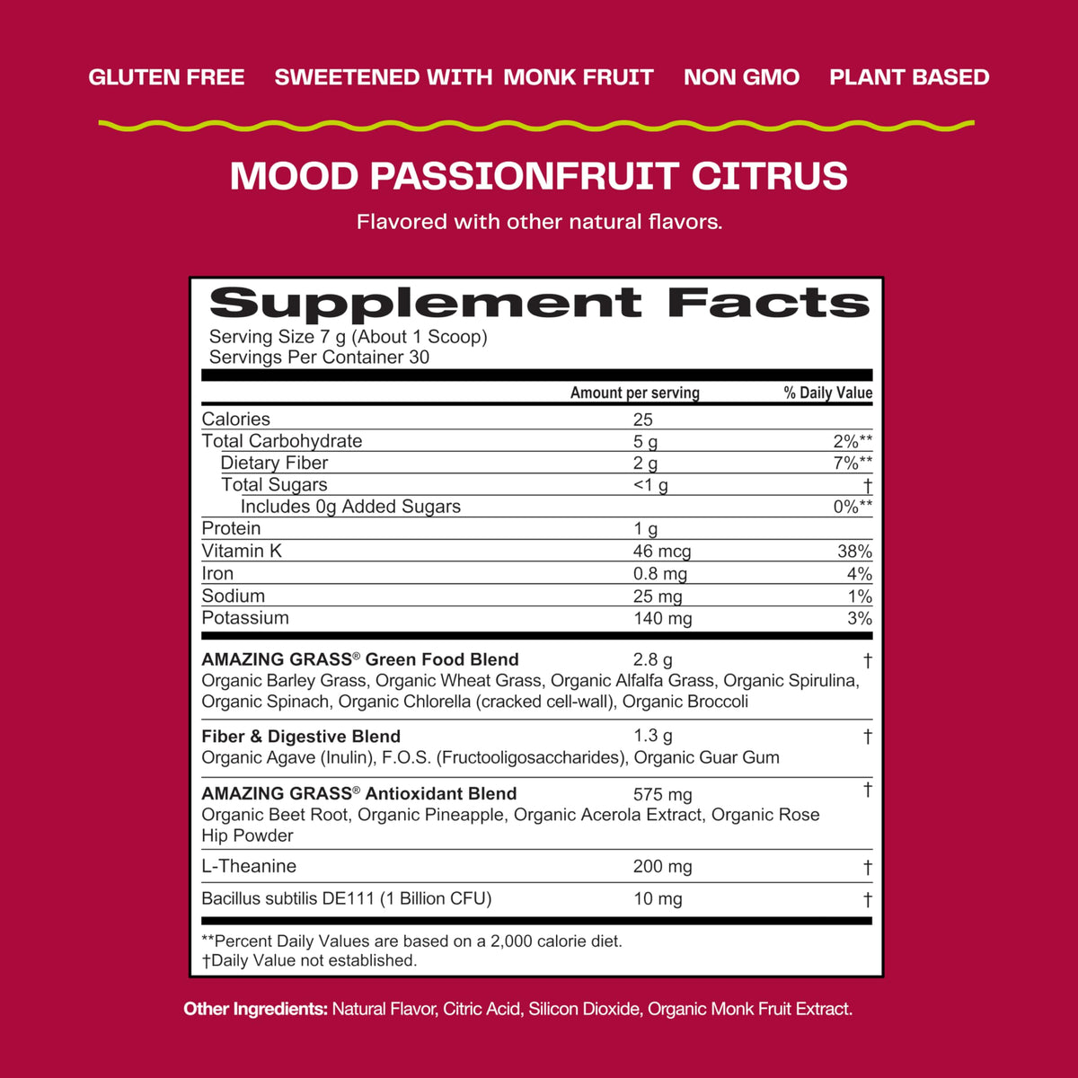 Amazing Grass Greens Blend Mood: Super Greens Powder Smoothie Mix for Mood, Relaxat Amazing GrassBuy Supplements Australia