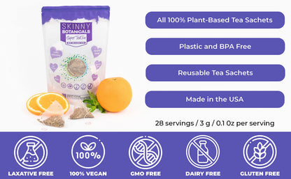 Skinny Botanicals Evening Detox Tea for Body Cleanse All Natural - Laxative-Free Skinny BotanicalsBuy Supplements Australia