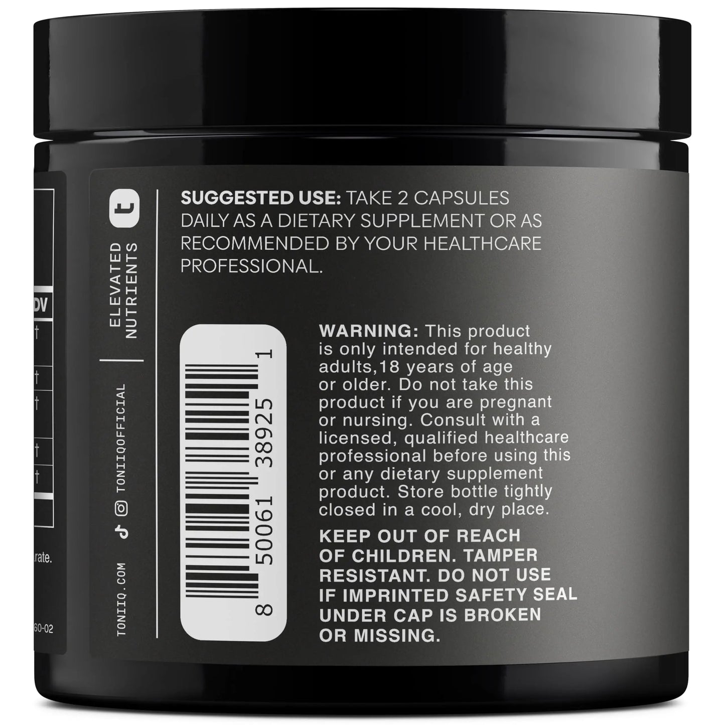 Toniiq Dihydroberberine Supplement - Ultra High Potency 1,000mg Formula with GlucoVantage, 10:1 Ceylon Cinnamon & 50:1 Milk Thistle - Third-Party Lab Tested Toniiq buy supplements Au