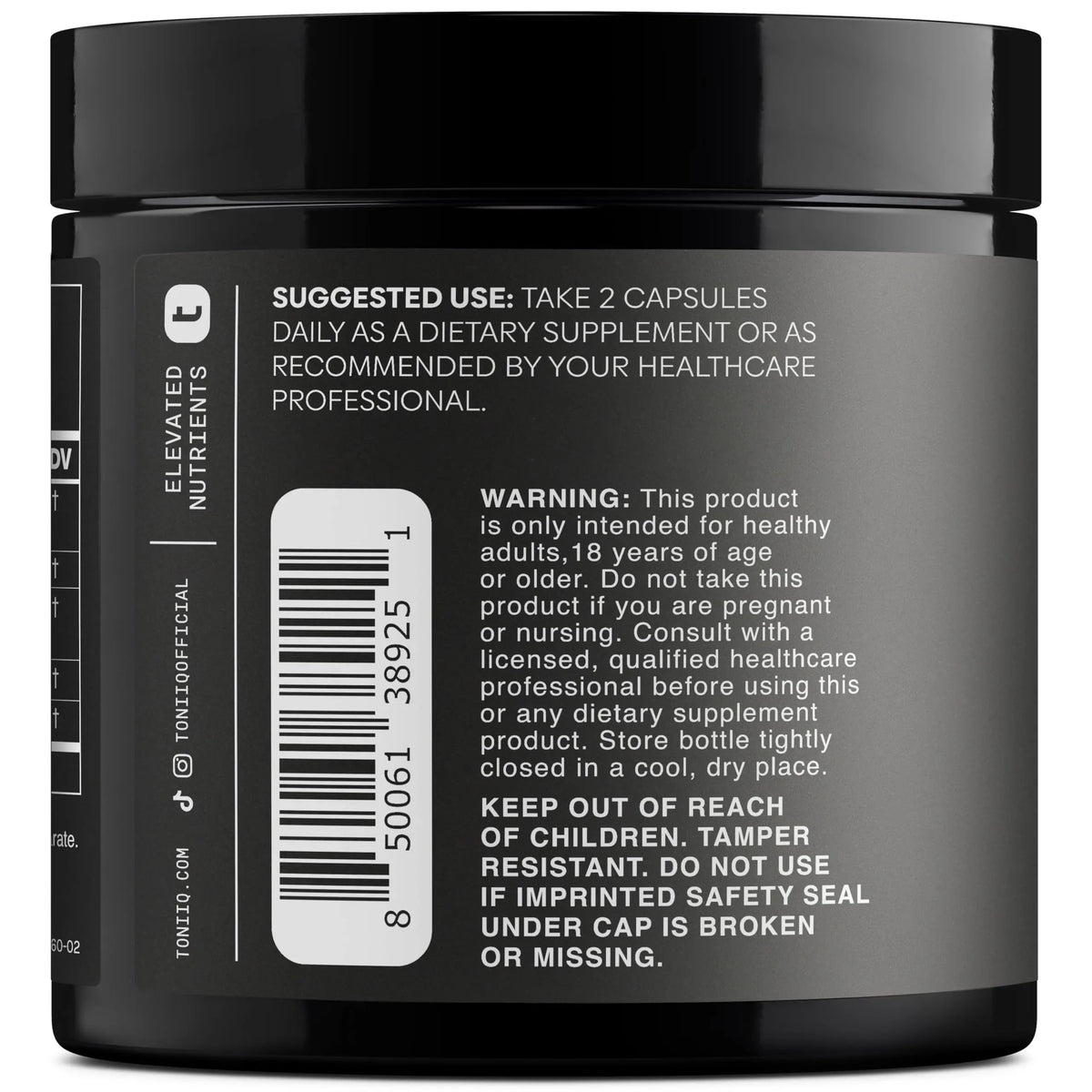 Toniiq Dihydroberberine Supplement - Ultra High Potency 1,000mg Formula with GlucoVantage, 10:1 Ceylon Cinnamon & 50:1 Milk Thistle - Third-Party Lab Tested Toniiq buy supplements Au