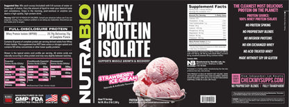 NutraBio Whey Protein Isolate Supplement – 25g of Protein Per Scoop with Complete NutraBioBuy Supplements Australia