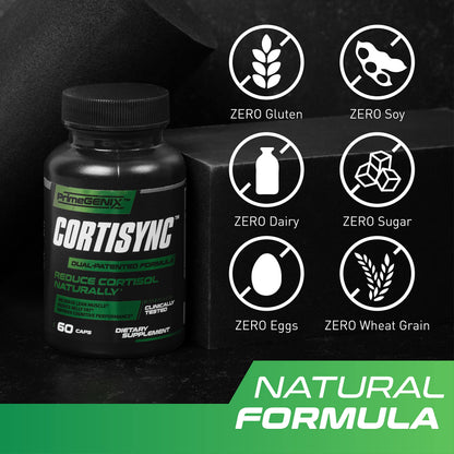PrimeGENIX CortiSync | Reduce Cortisol | Increase Energy | Improve Focus | Organic PrimeGENIXBuy Supplements Australia