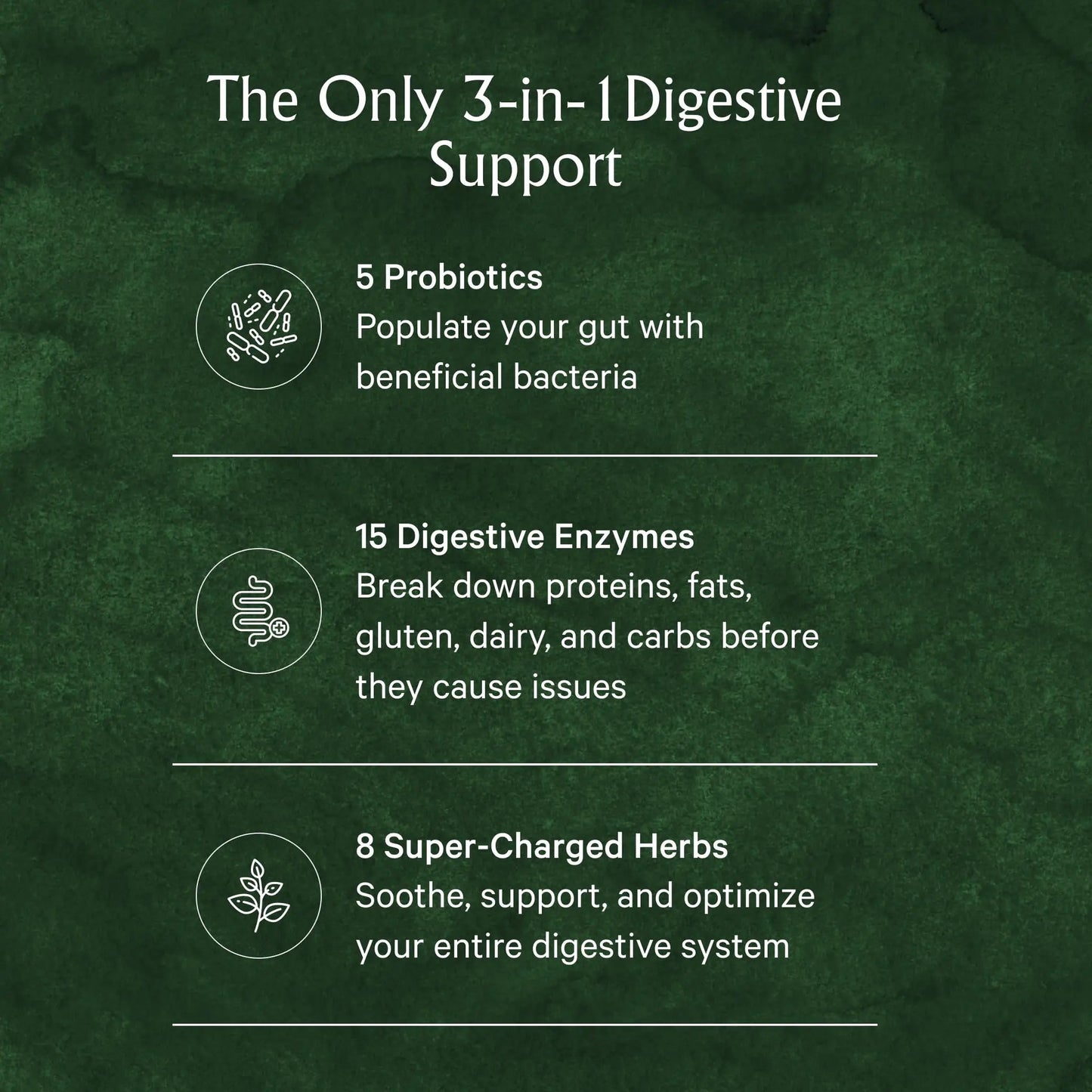 Juna Digestive Enzymes + Probiotic — 3-in-1 Daily Gut Support for Bloat Relief, Smooth Digestion & Microbiome Balance | 15 Enzymes, 5 Probiotics, 8 Botanicals | Vegan, 3rd-Party Tested | 60 Capsules Juna buy supplements Au