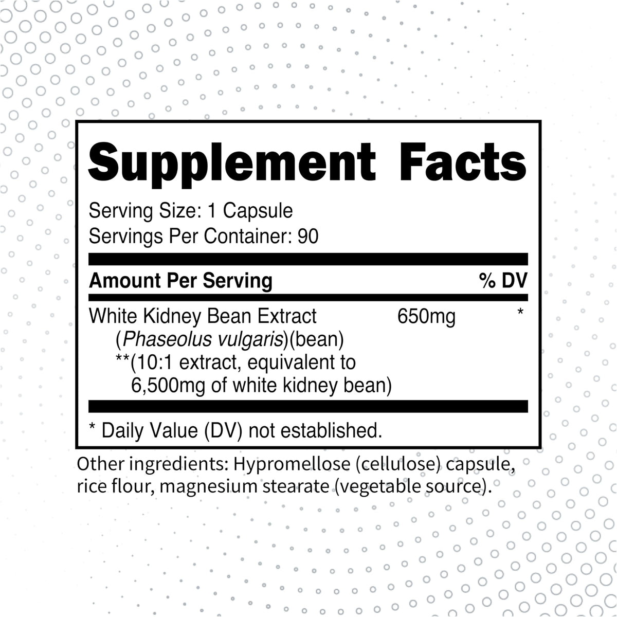 Type Zero Clean White Kidney Bean Capsules (6,500 MG Equivalent Per Serving, 90 Count) - Non-GMO, Gluten Free Type ZeroBuy Supplements Australia