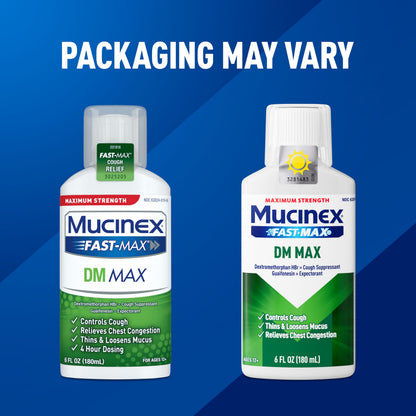 Mucinex DM Max Liquid Cough & Cold Medicine for Adults, Cold and Flu Medicine for Excess Mucus Relief, Guaifenesin, Dextromethorphan Expectorant & Decongestant for Adults, Dr Recommended, 6.0 Fl Oz Mucinex buy supplements Au