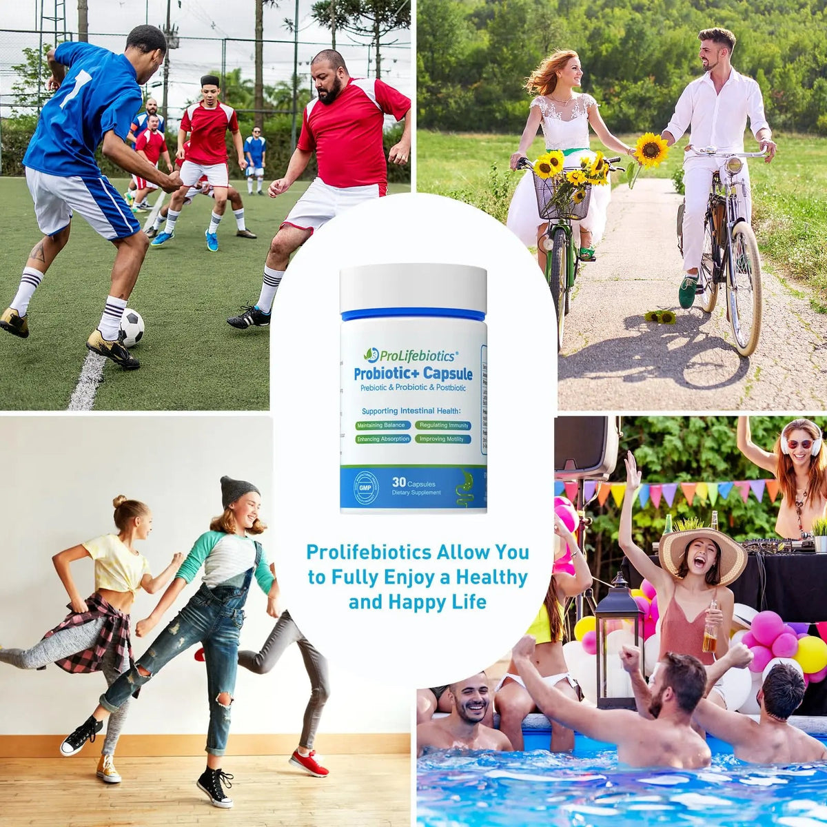 3-in-1 Probiotics for Gut and Digestive Health,Immune Support,Supplements Supporting Occasional Constipation,Diarrhea,Gas,Bloating,Delayed-Released Designed to Thrive, 30 Vegan Capsules PROLIFEBIOTICSBuy Supplements Australia