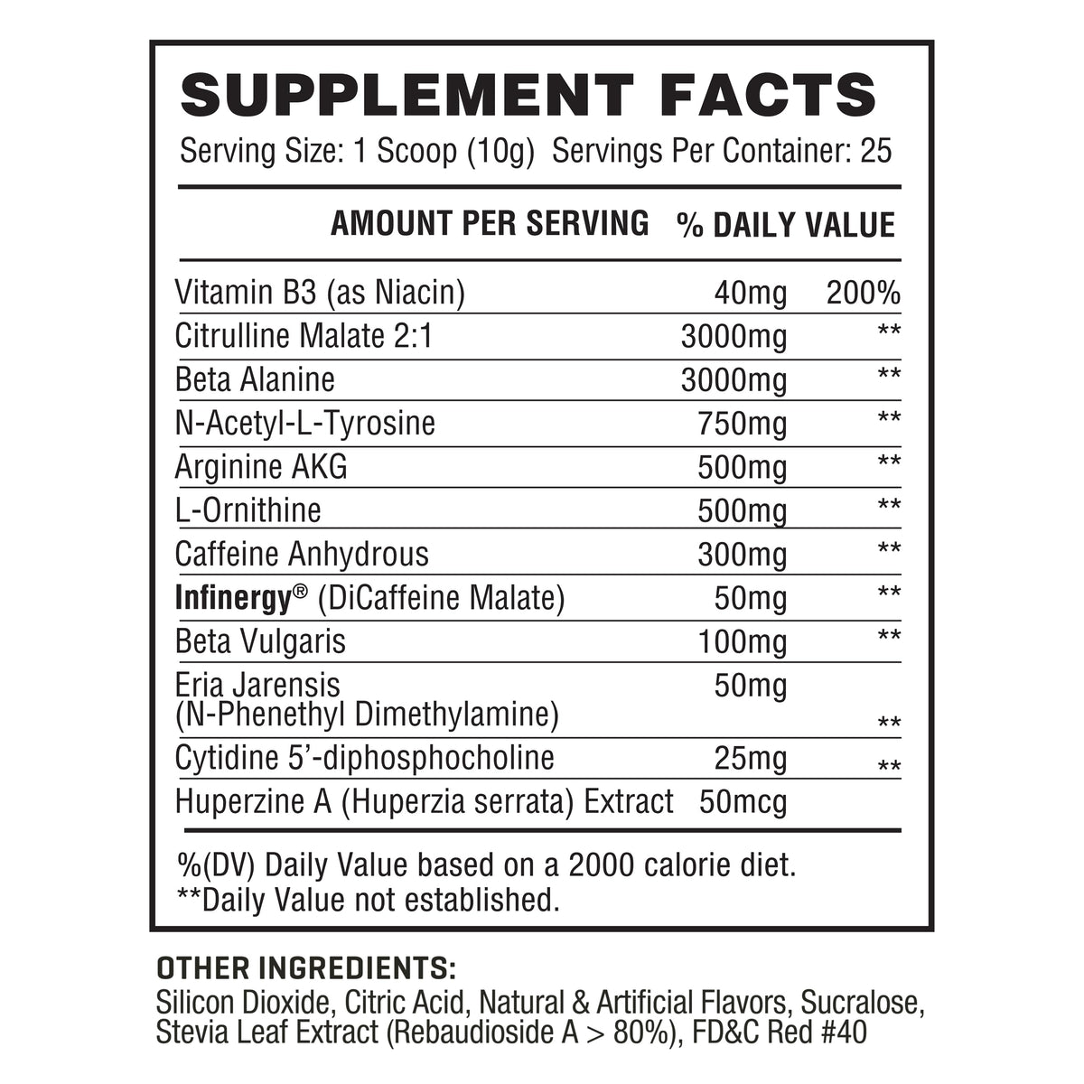 PWR Labz Pre Workout - Pump · Focus · Energy · L-Citrulline, L-Tyrosine, Agmatine, Alpha GPC (Tropic Thunder)