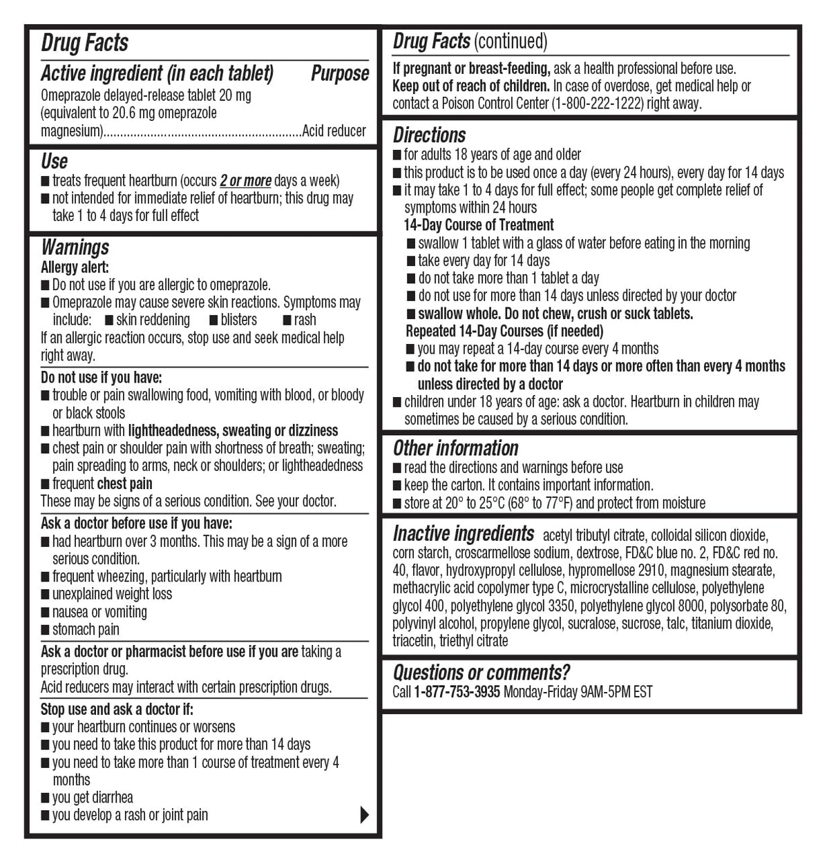 Wellness Basics Omeprazole 20mg Delayed Release | Acid Reducer | 42 Count | Tablet | Treats Frequent Heartburn (Wildberry) Wellness Basics buy supplements Au