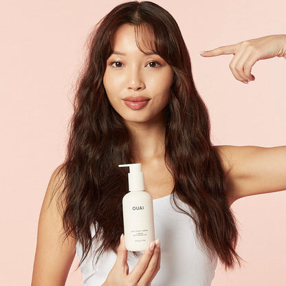 OUAI Anti Frizz Cream - Moisturizing Hair Cream with Frizz Control & Heat Protection - Provides Lasting Hydration with Jackfruit & Beetroot Extract - Paraben, Phthalate & Sulfate Free (6 oz) OUAIBuy Supplements Australia