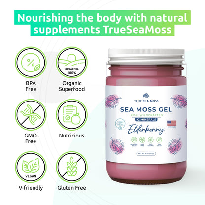 Irish Sea Moss Gel TrueSeaMossBuy Supplements Australia