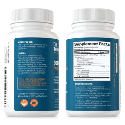 Dr. Tobias Deep Immune Probiotics & Prebiotics, 4.4 Billion CFU Probiotics for Women Dr. TobiasBuy Supplements Australia