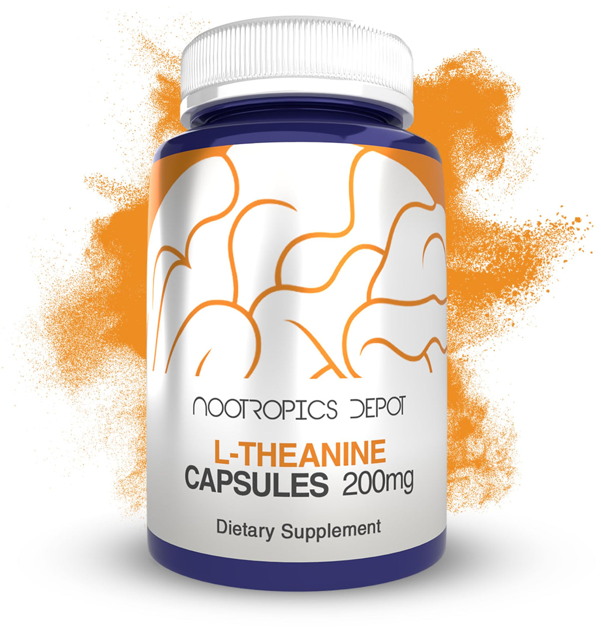 Nootropics Depot L-Theanine Capsules 200mg (180 Count) | Promotes Relaxation | Supports Healthy Stress Levels + Sleep Cycles | Promotes Cognitive Function + Focus | Amino Acid Supplement Nootropics DepotBuy Supplements Australia